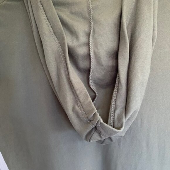 Olive Green Hooded Dress - Picture 3 of 4